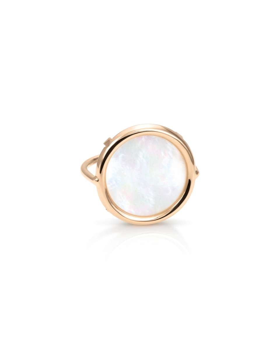 Disc Ring in Mother-of-Pearl